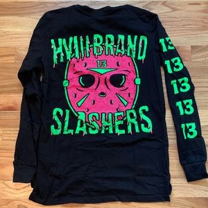 Limited Edition HVIII Brand Goods Slasher Long Sleeve TShirt